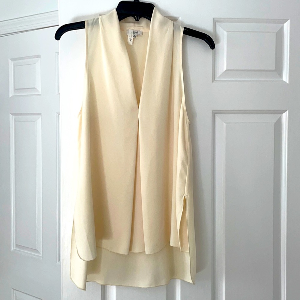Wilfred cream colored blouse